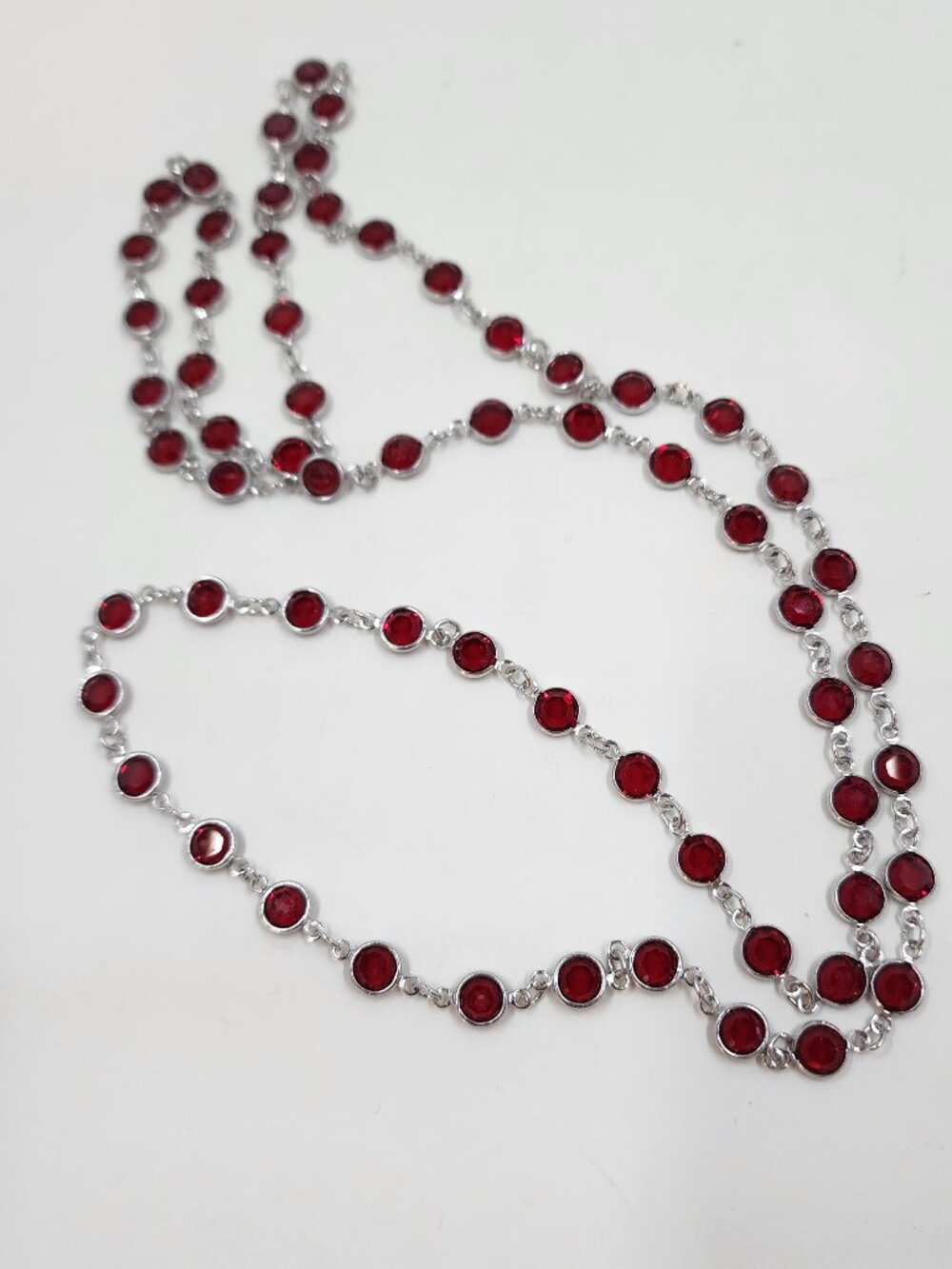 Touchstone Crystal Siam Chanelle Necklace